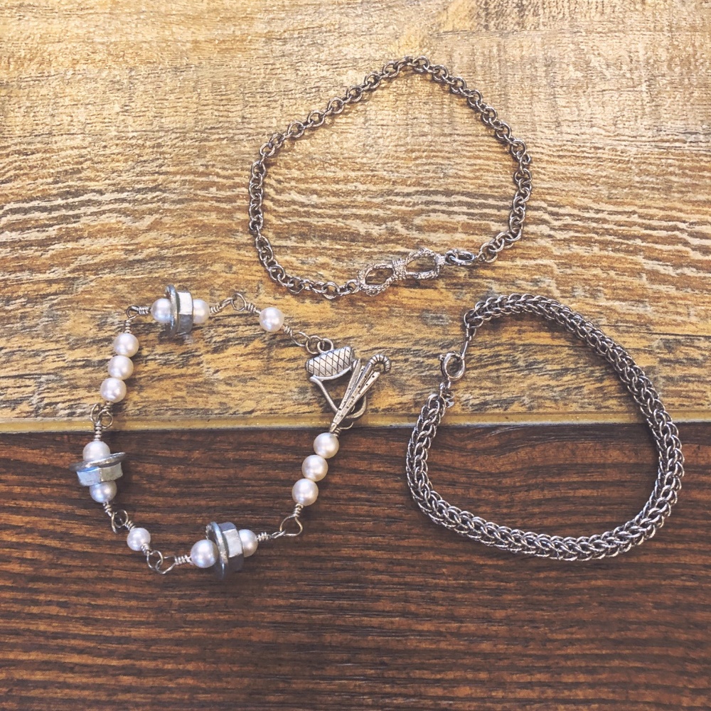 Vintage Silver Chain Bundle 2 - image 5